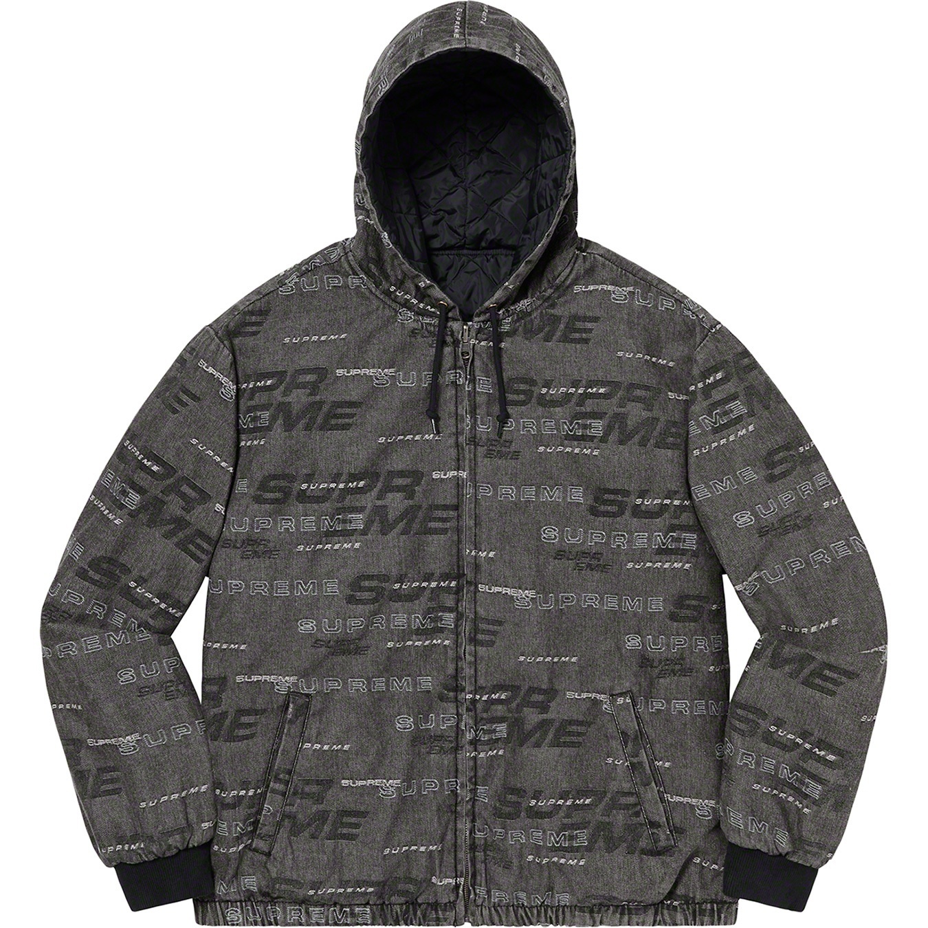Reversible Dimensions Logo Denim Work Jacket view 6